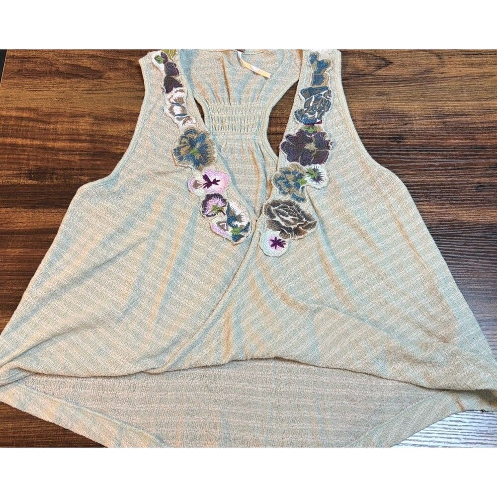 Free People Mint Green Frida Tank Top Size S EUC